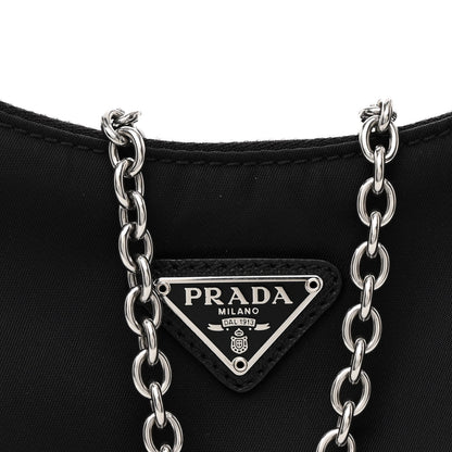 Prada Nylon Re-Edition 2005 Shoulder Bag Black 9 of 11