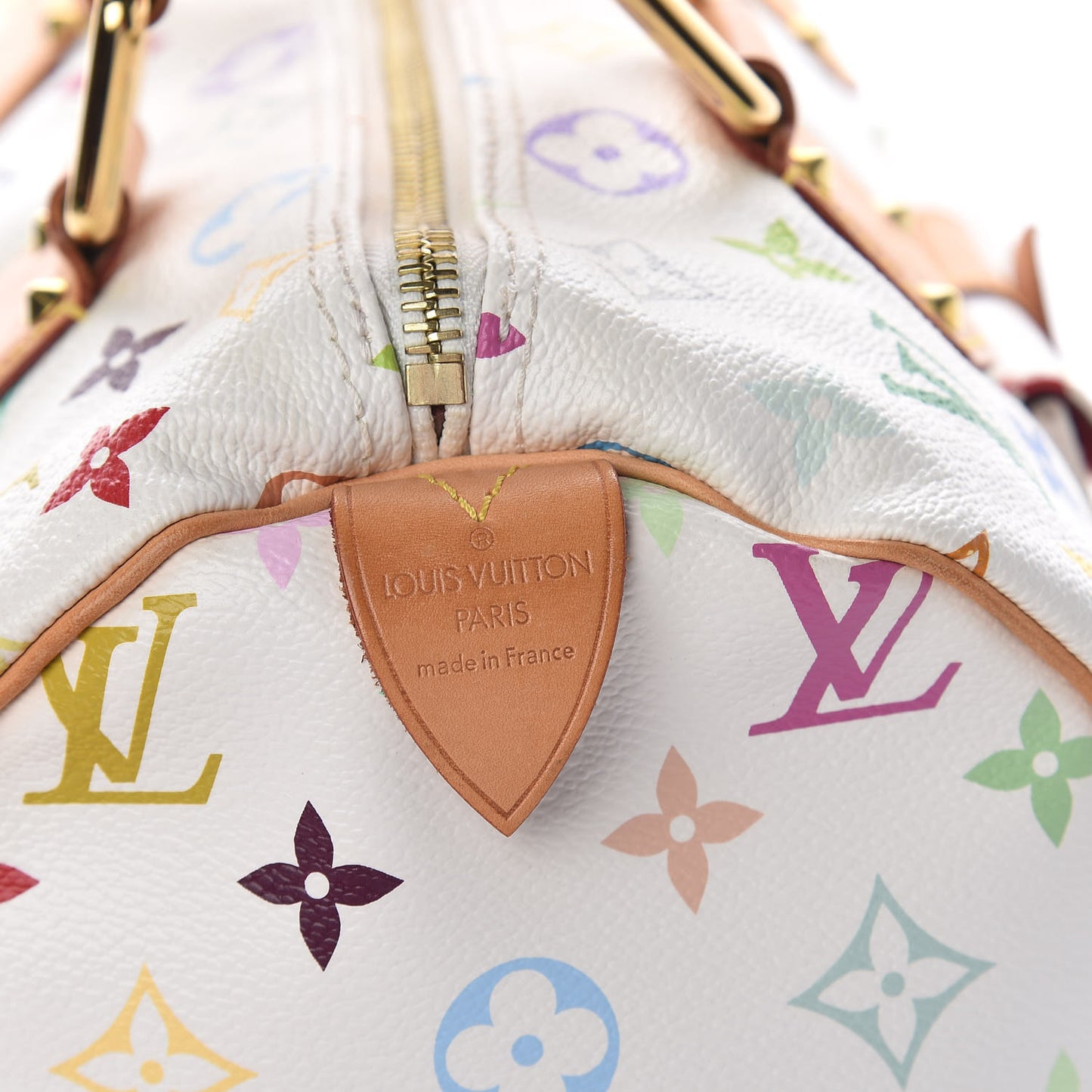 Monogram Multicolor Speedy 30 White