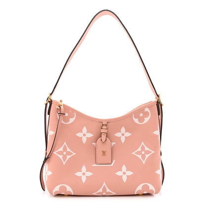 Louis Vuitton Empreinte Monogram Giant CarryAll PM Trianon Pink Cream 3 of 12