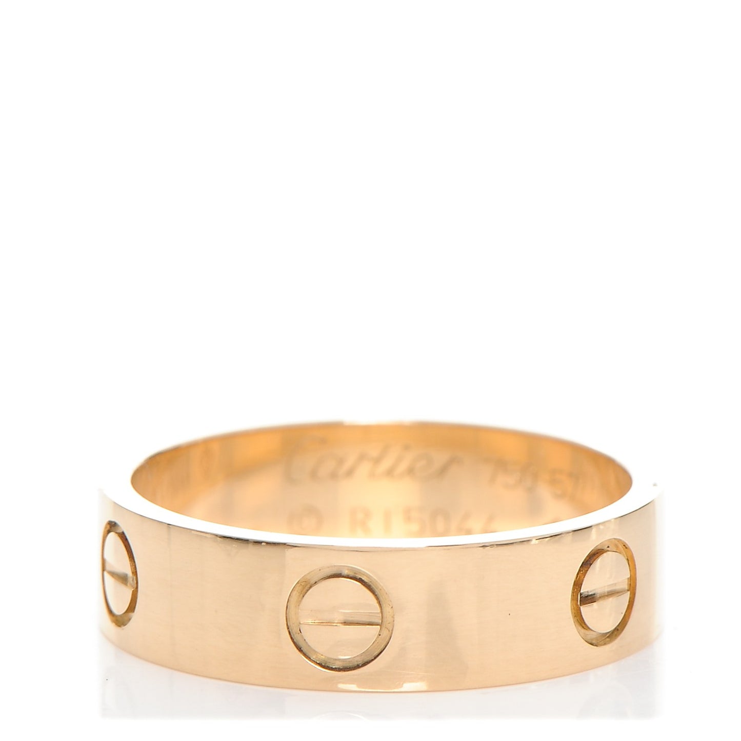 18K Yellow Gold 5.5mm LOVE Ring 57 8
