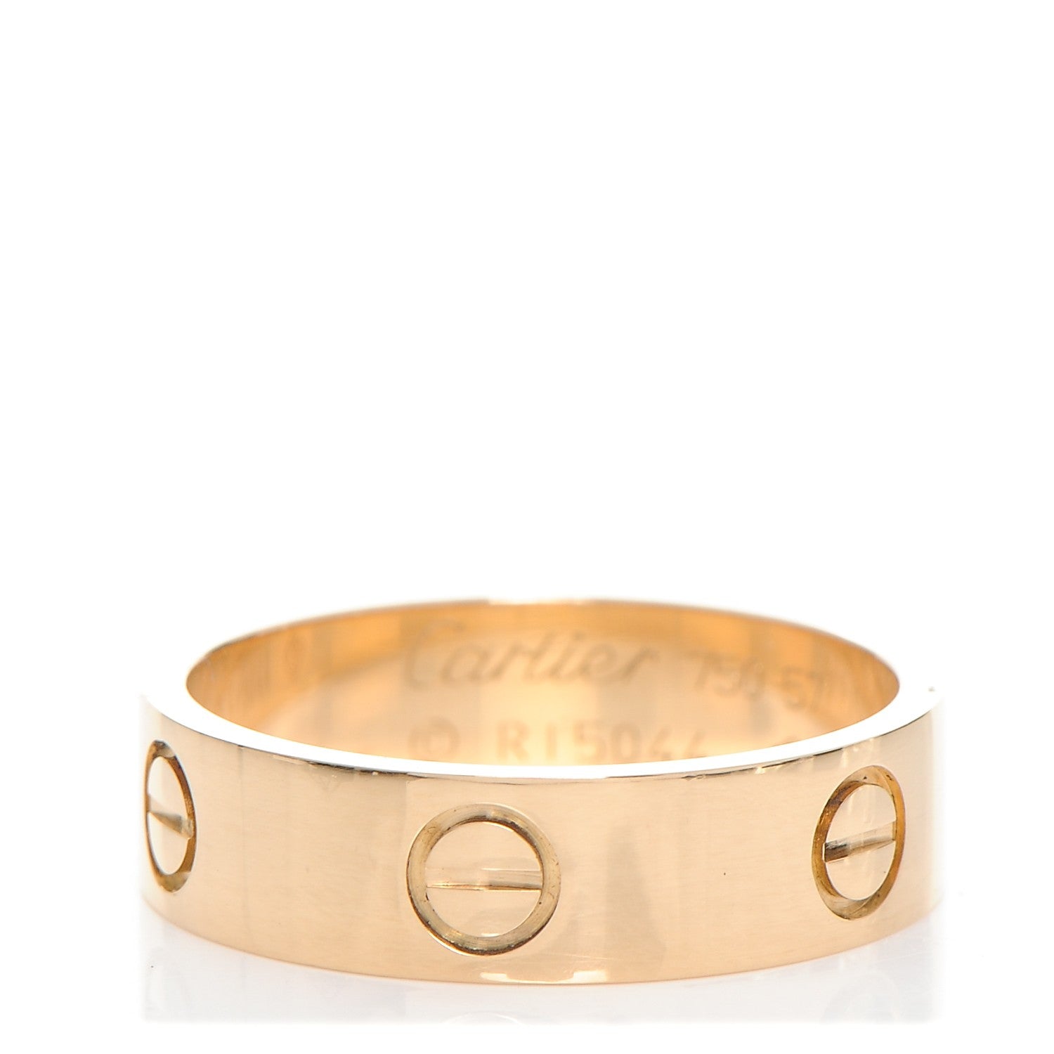 Cartier 18K Yellow Gold 5.5mm LOVE Ring 57 8 1 of 4