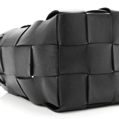 Bottega Veneta Nappa Maxi Intrecciato Cassette Bucket Bag Black 5 of 10