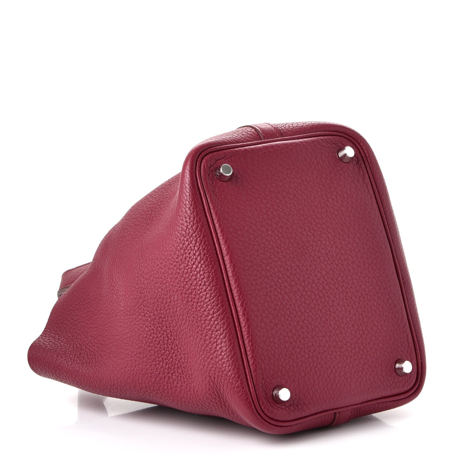Hermes Taurillon Clemence Picotin Lock 18 PM Rubis 4 of 8