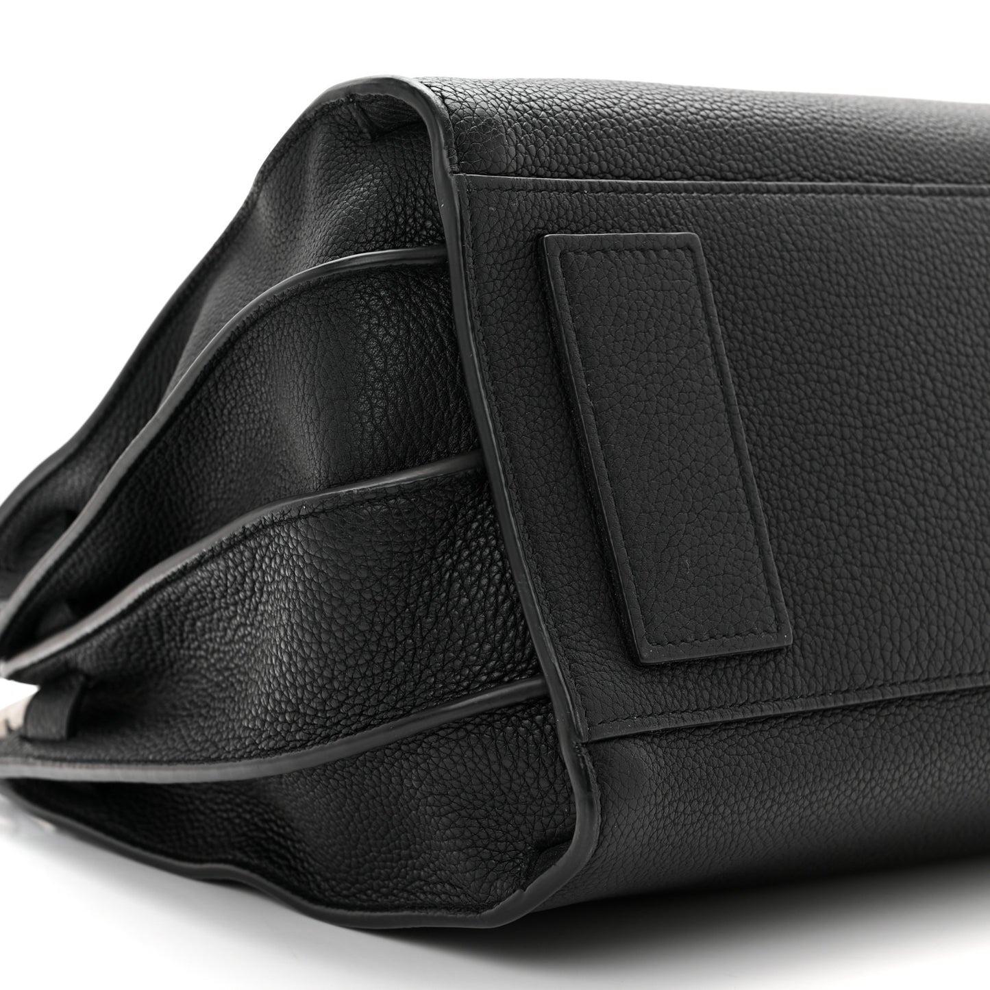 Grained Calfskin Small Supple Sac De Jour Black