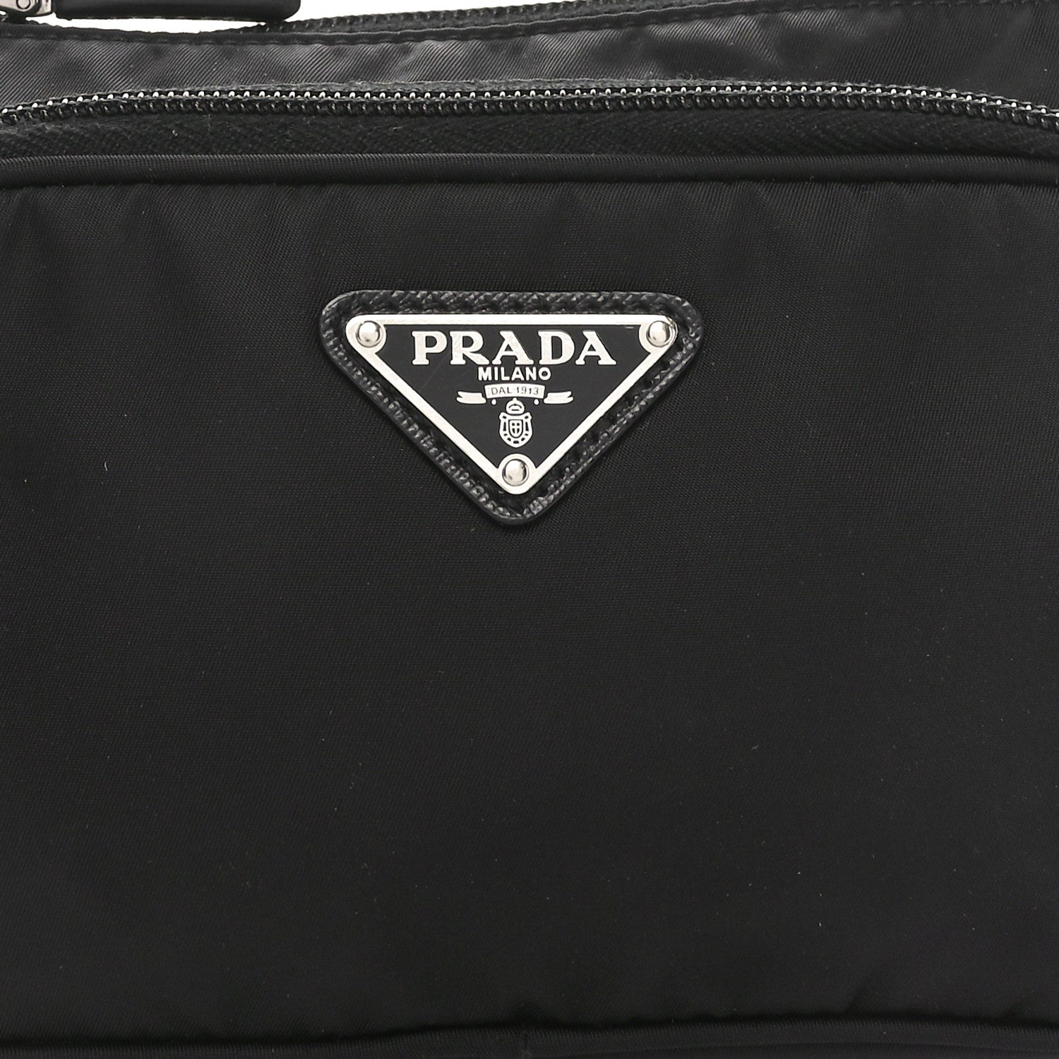 Prada Re-Nylon Saffiano Belt Bag Black 7 of 9