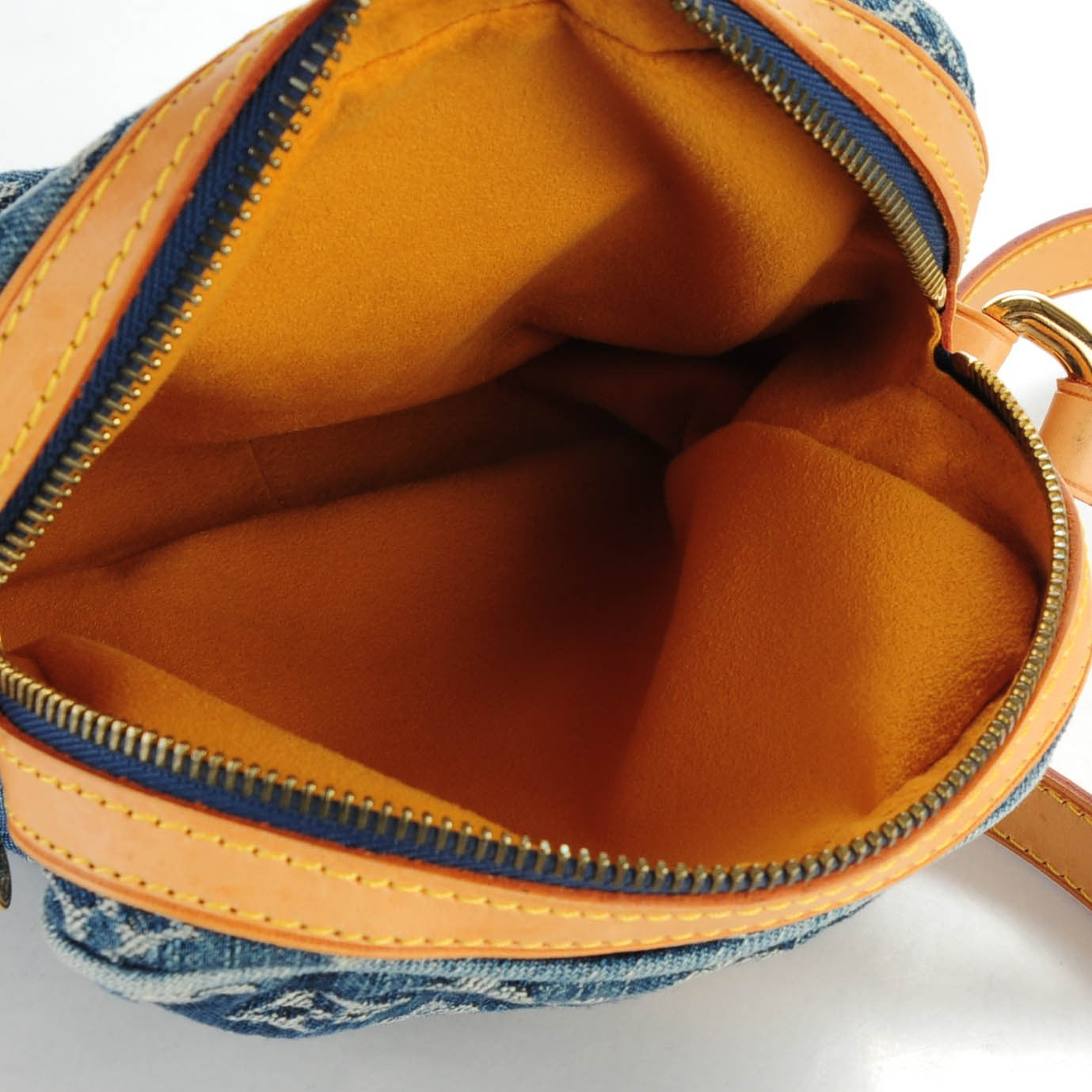 Louis Vuitton Denim Camera Bag Blue 5 of 7