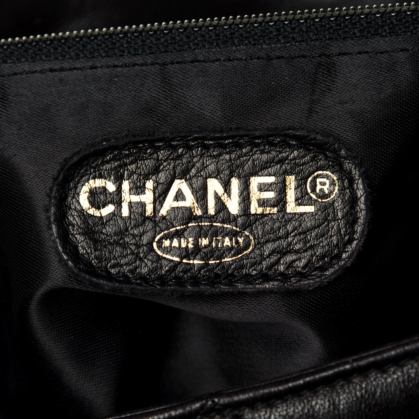 Lambskin Quilted Backpack Black