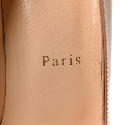 Christian Louboutin Patent Pigalle Follies 85 Pumps 36.5 Nude 8 of 8