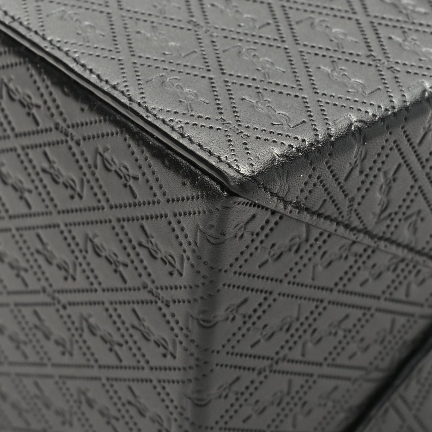 Calfskin Monogram Take Away Box Black