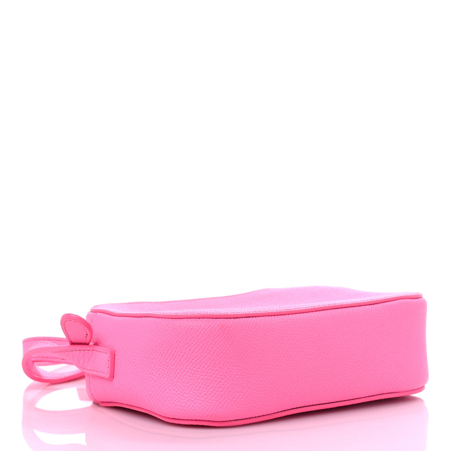 Grained Calfskin Logo XS Ville Camera Bag Acid Pink Black