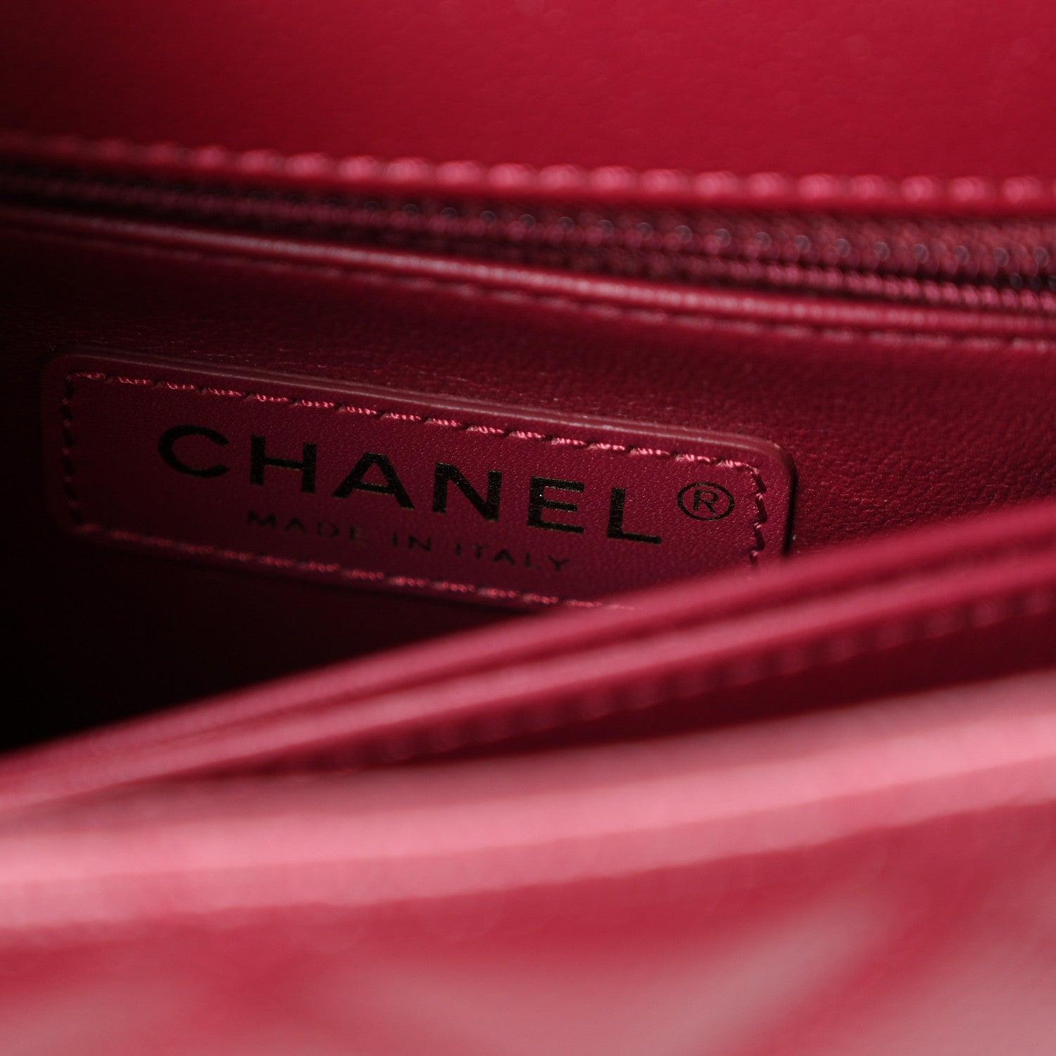 Chanel Caviar Quilted Mini Coco Handle Flap Burgundy 6 of 11