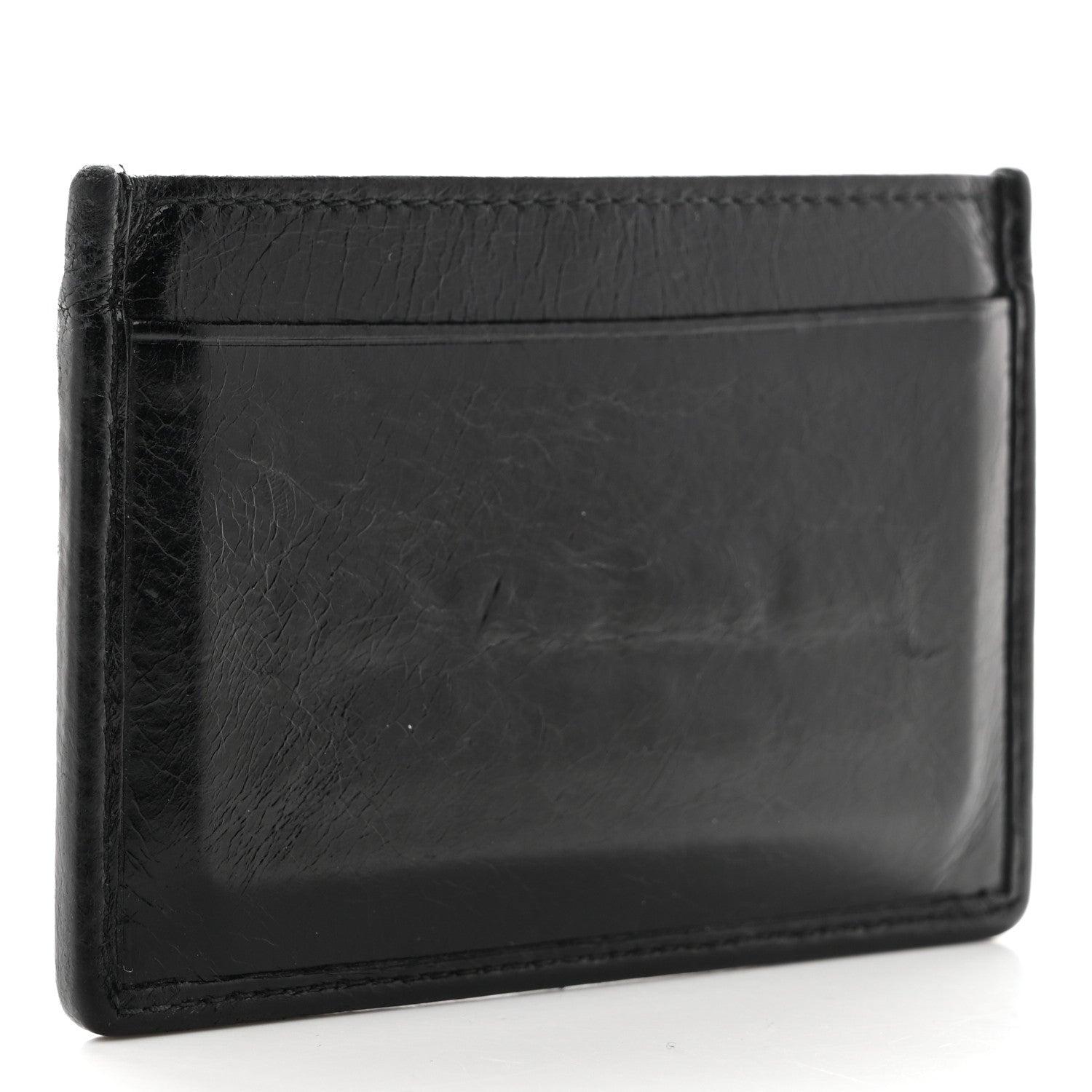 Miu Miu Vitello Shine Trapu Card Holder Black 3 of 8