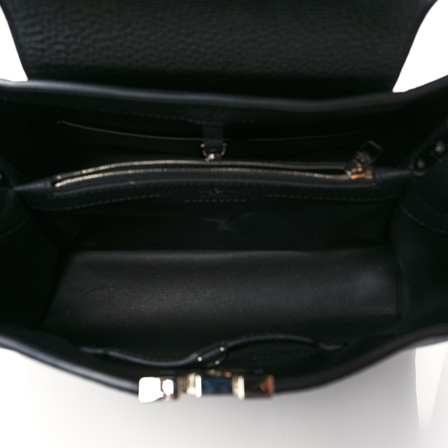 Taurillon Python Capucines MM Black