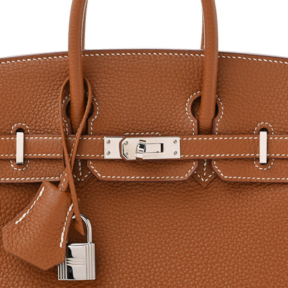 Hermes Togo Birkin 25 Gold 8 of 14