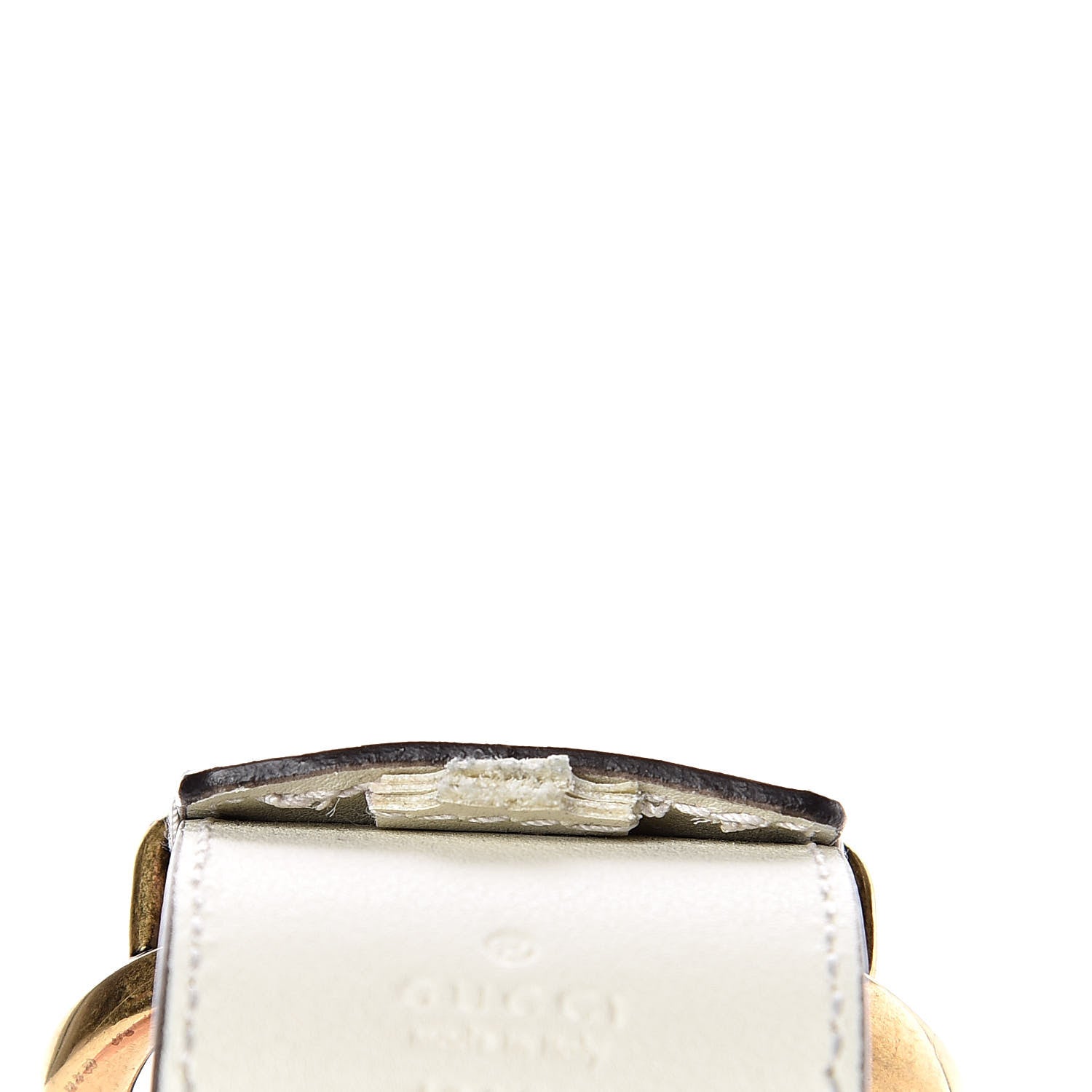 Gucci Calfskin Double G 40mm Belt 80 32 Mystic White 8 of 8