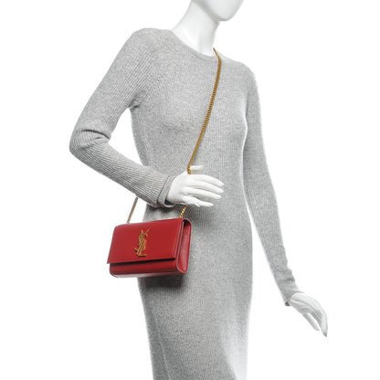 Saint Laurent Grain De Poudre Small Deconstructed Monogram Kate Satchel 2 of 6