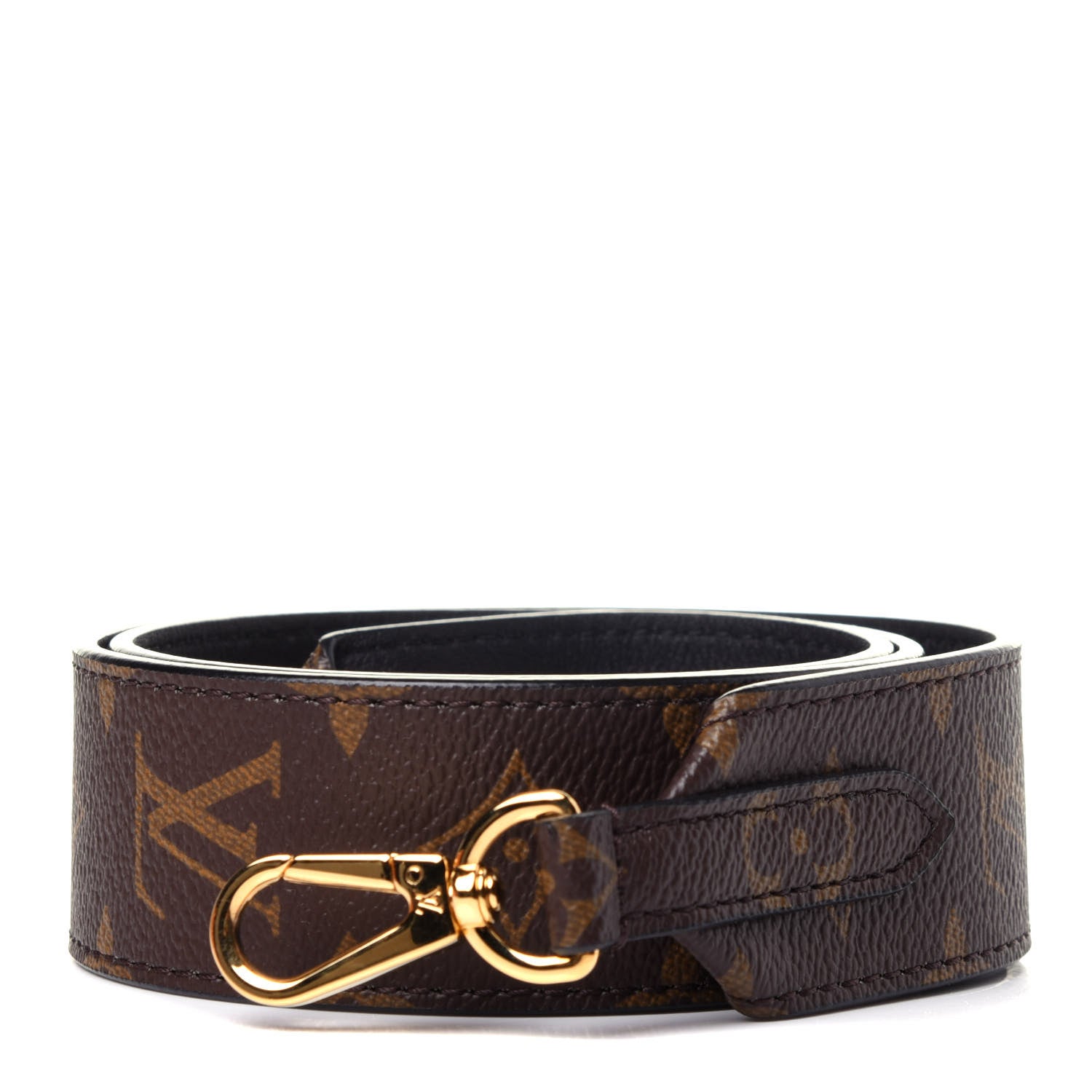 Louis Vuitton Monogram Bandouliere Shoulder Strap Black 1 of 7
