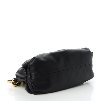Bottega Veneta Calfskin The Pouch Chain Black 4 of 13