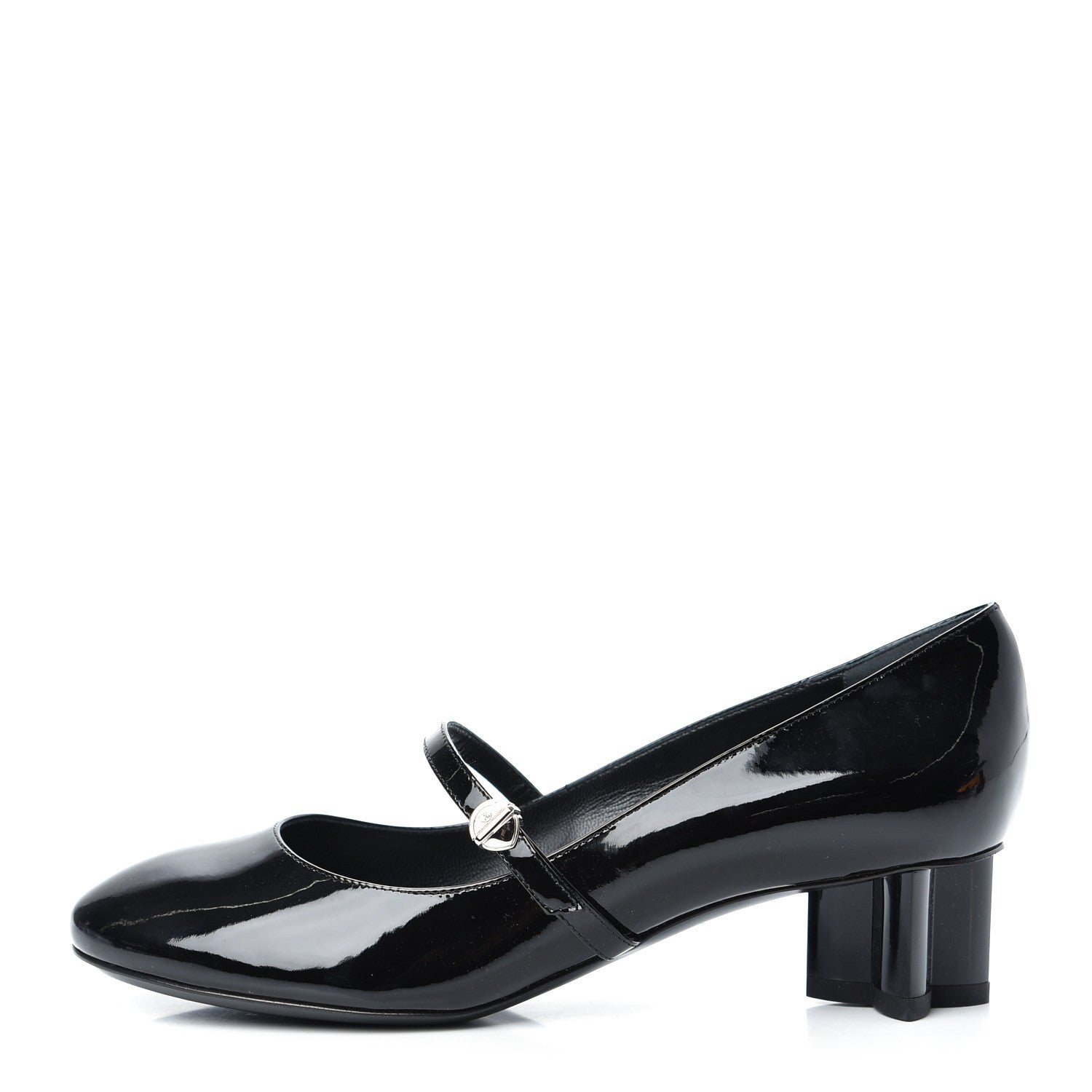 Louis Vuitton Patent Uniformes Silhouette 40mm Pumps 36.5 Black 1 of 10