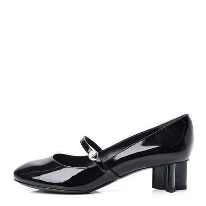 Louis Vuitton Patent Uniformes Silhouette 40mm Pumps 36.5 Black 1 of 10