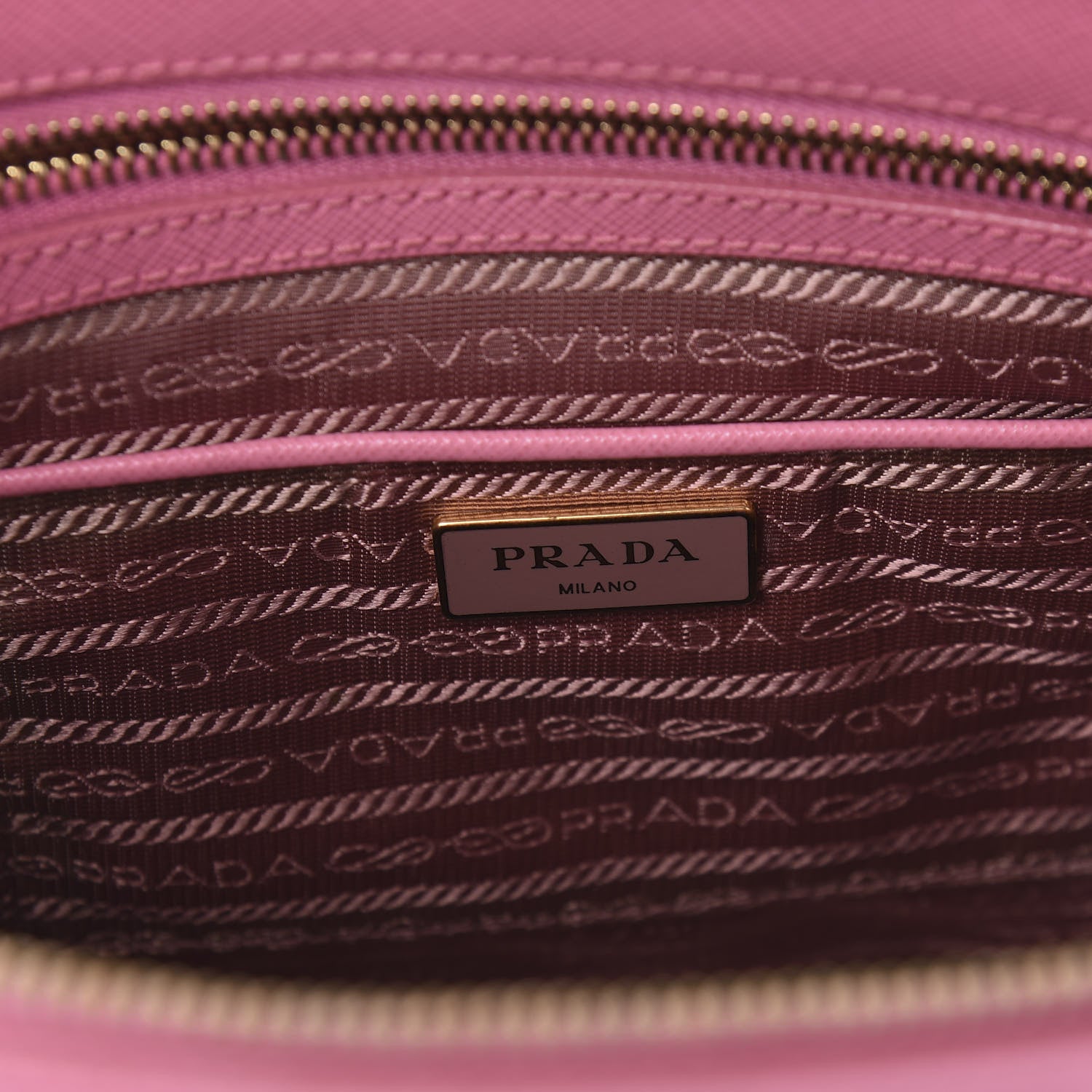Prada Saffiano Medium Galleria Double Zip Tote Geranio 8 of 9