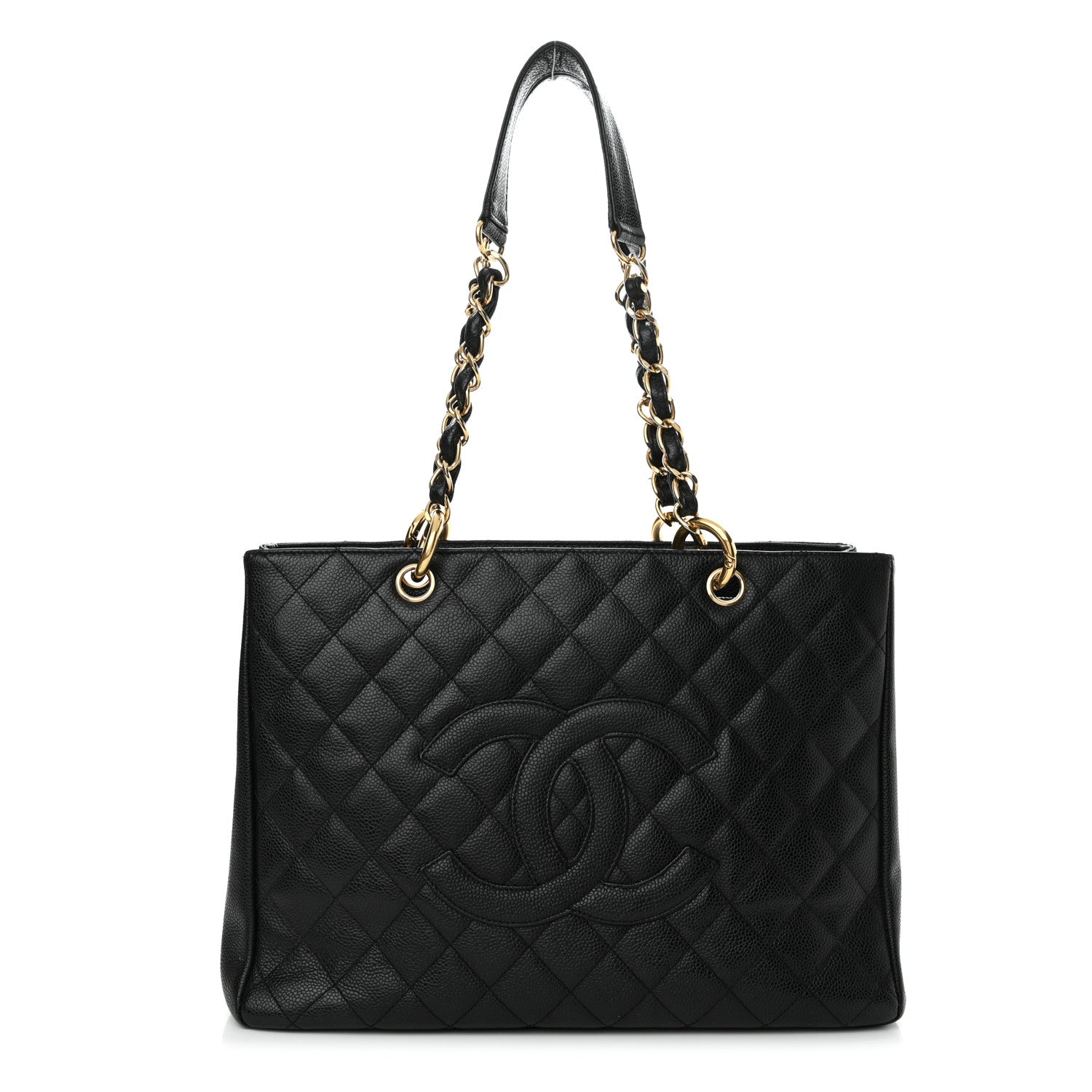 Chanel Caviar Quilted Grand Shopping Tote GST Black 1 of 22