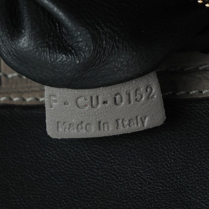Celine Crocodile Embossed Nubuck Medium Phantom Luggage Grey 7 of 8