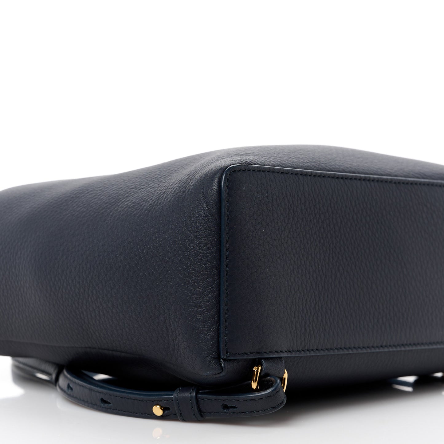 Grained Calfskin L23.5 Extra Pocket Backpack Navy Blue