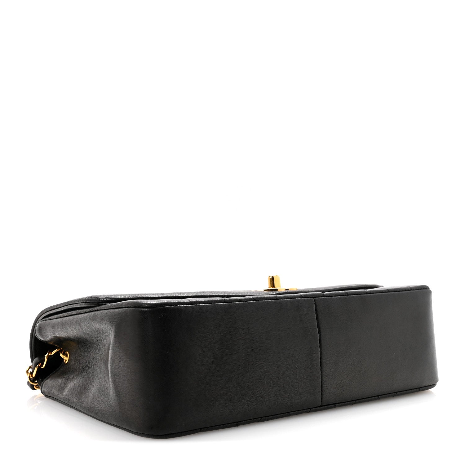 Chanel Lambskin Quilted Medium Single Flap Black 4 of 16