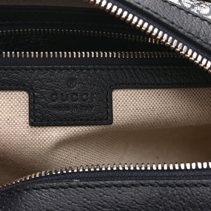 Gucci GG Supreme Monogram Web Small Ophidia Top Handle Bag Beige Blue 6 of 11