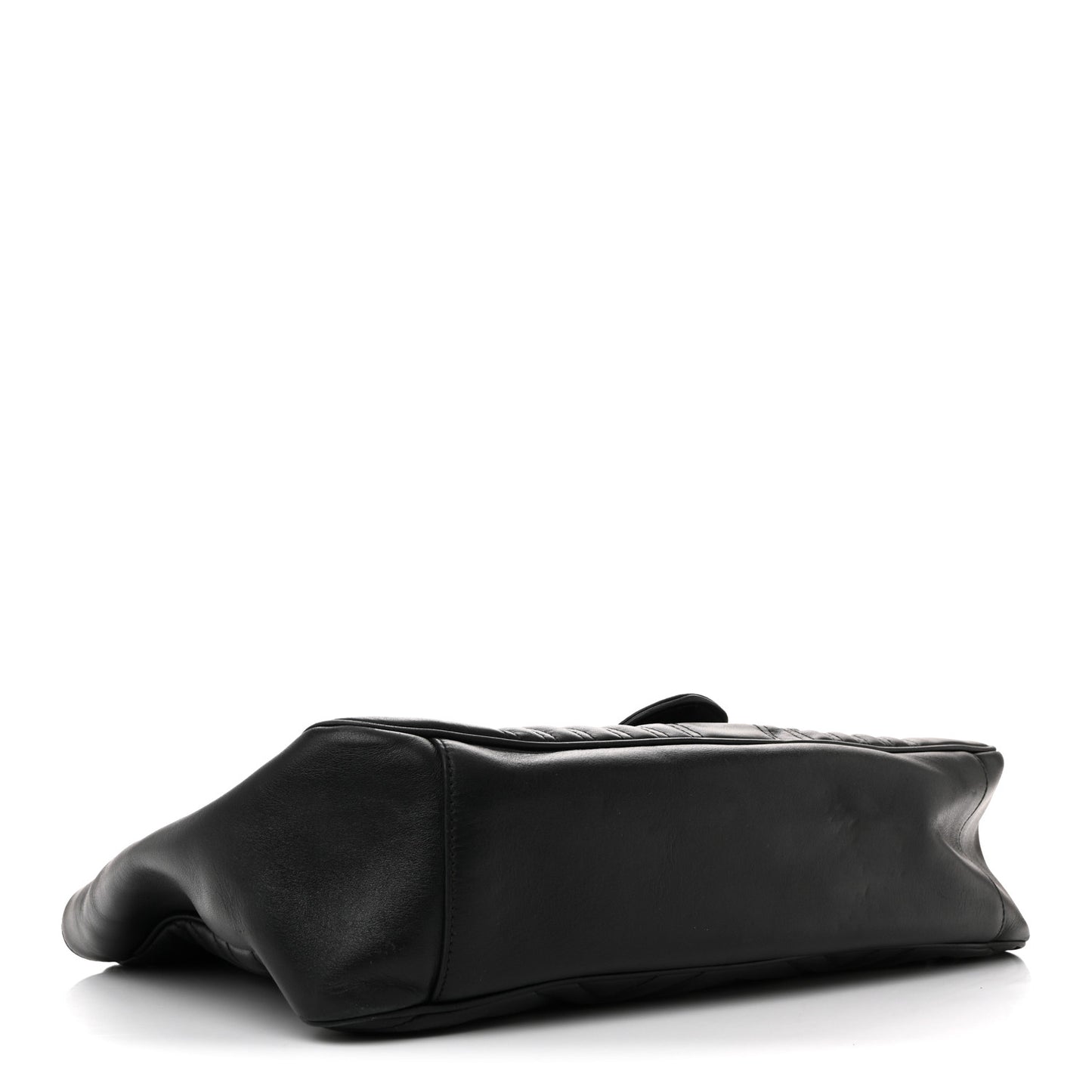 Calfskin Matelasse Large GG Marmont Shoulder Bag Black