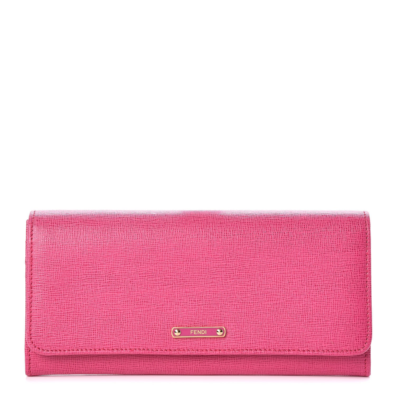 Fendi Vitello Elite Continental Wallet Ciclamino 1 of 7