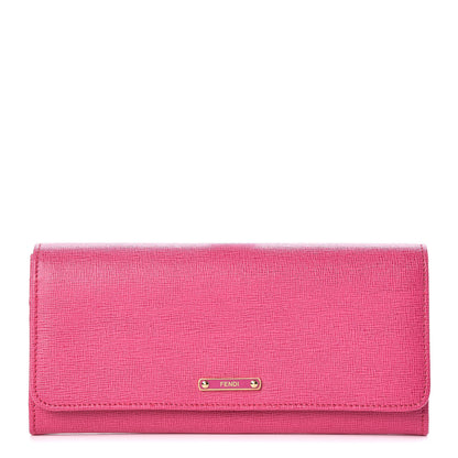 Fendi Vitello Elite Continental Wallet Ciclamino 1 of 7