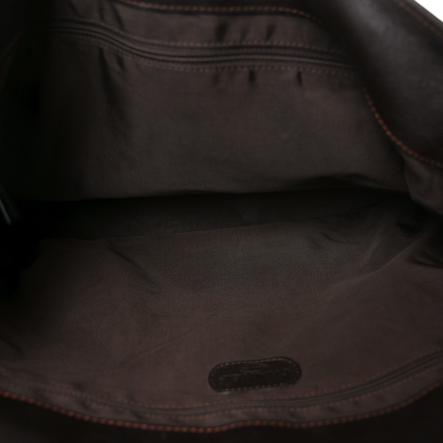 Chanel Calfskin Carrying Case Dark Brown 5 of 10