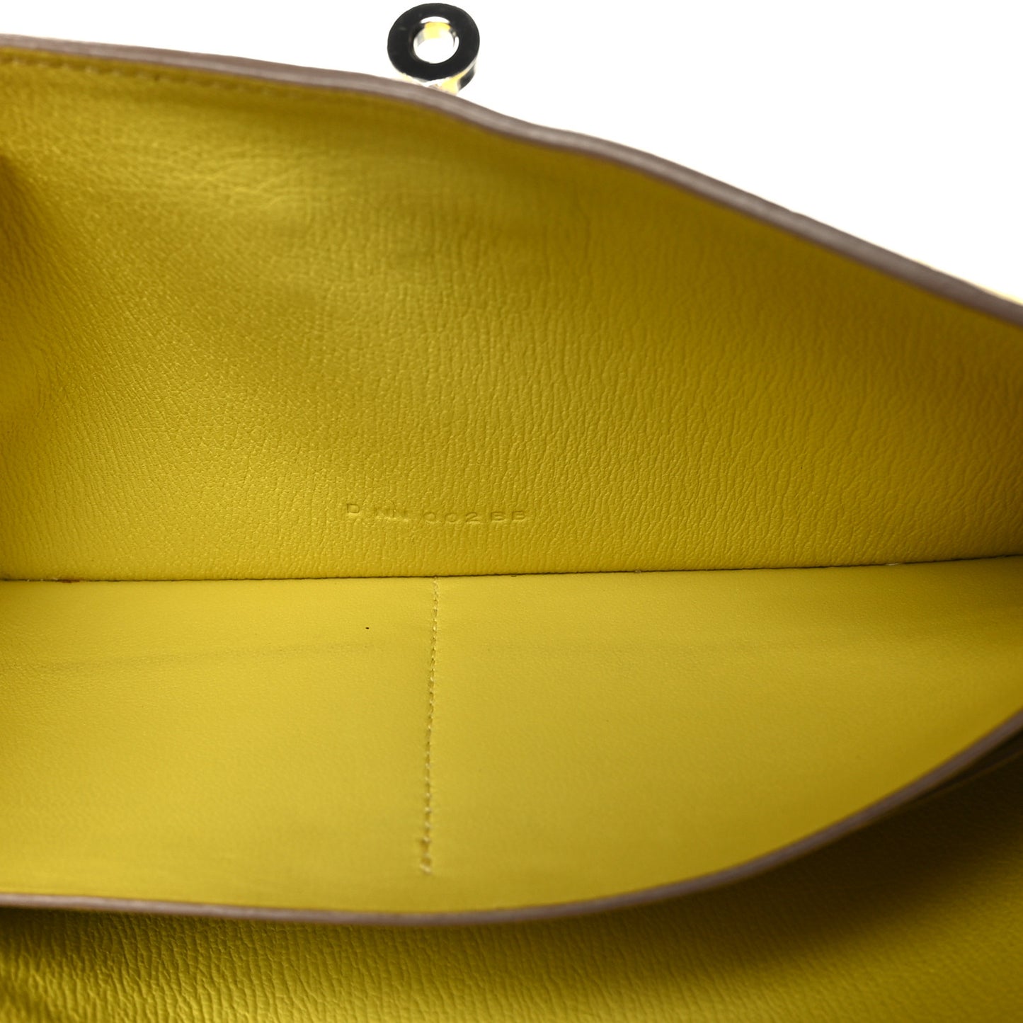 Matte Alligator Kelly Longue Wallet Mimosa