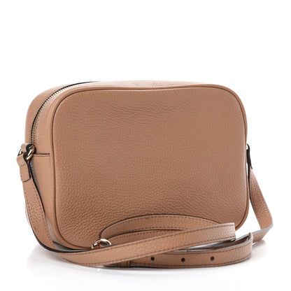 Gucci Pebbled Calfskin Small Soho Disco Bag Rose Beige 3 of 12