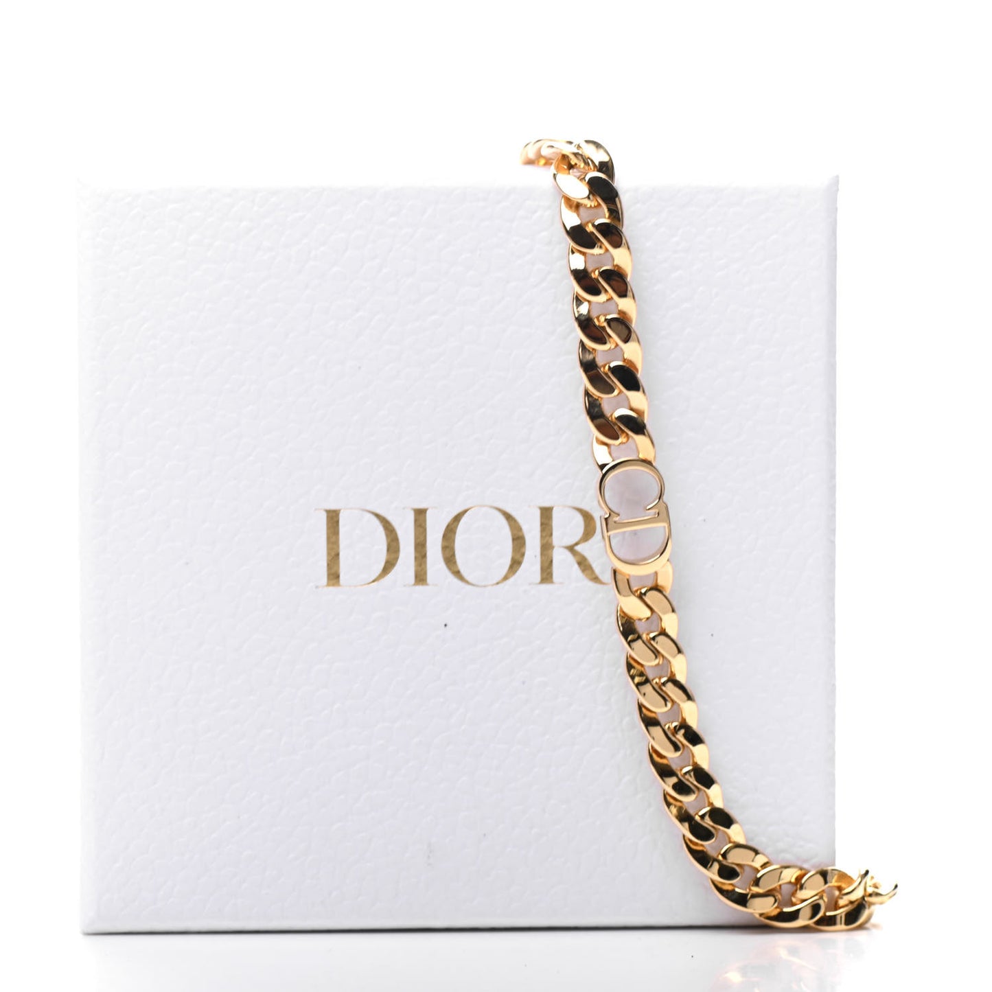 Metal Danseuse Etoile Chain Choker Necklace Gold