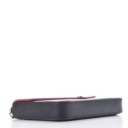 Louis Vuitton Epi Pochette Felicie Black Hot Pink 5 of 11