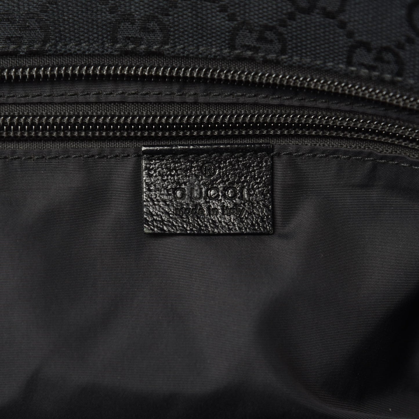 Monogram Web Large Diaper Tote Black