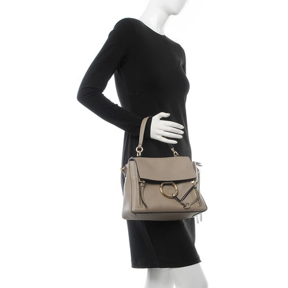 Chloe Calfskin Small Faye Day Shoulder Bag Motty Grey 2 of 8