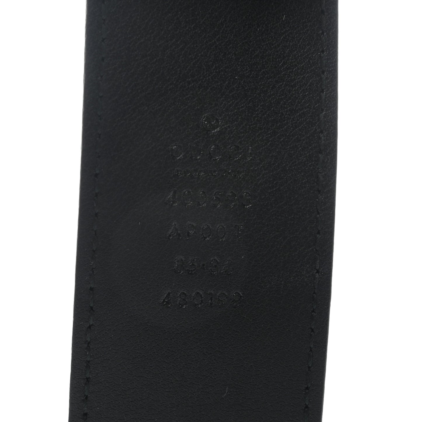 Calfskin Double G 40mm Belt 85 34 Black