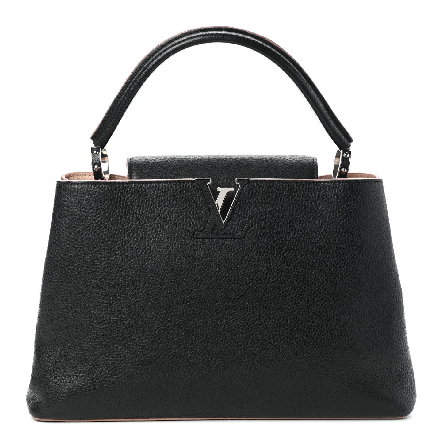 Taurillon Capucines MM Black Petale