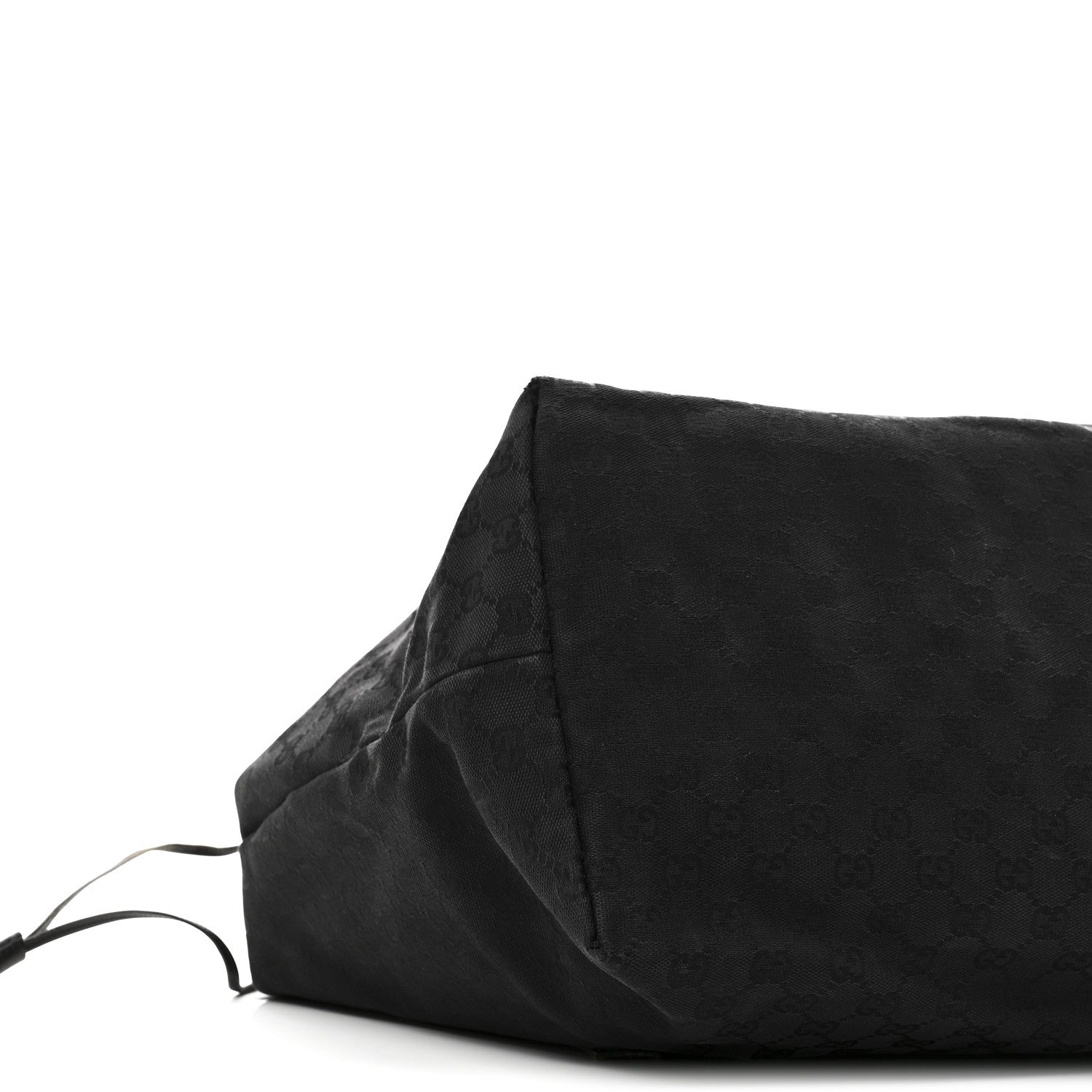 Gucci Monogram Drawstring Tote Black 9 of 12