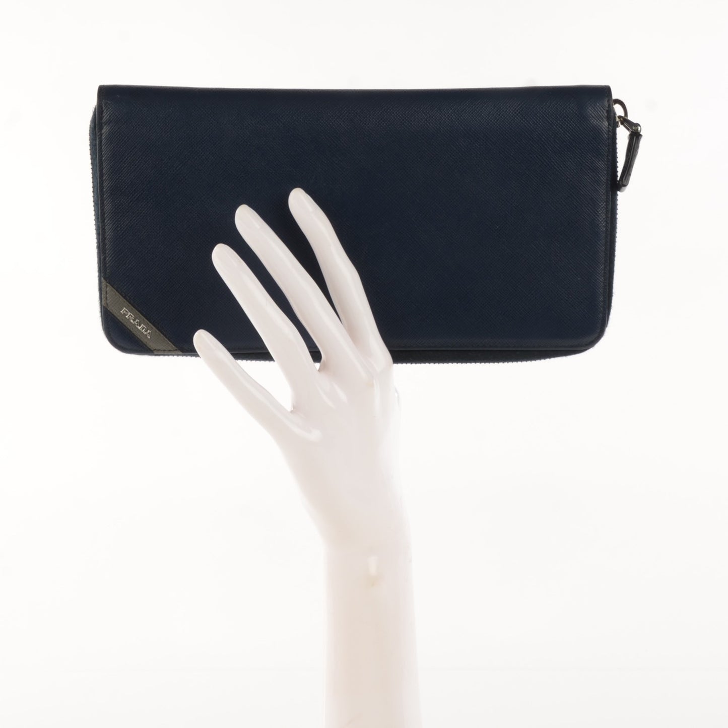 Saffiano Zip Around Organizer Wallet Baltico