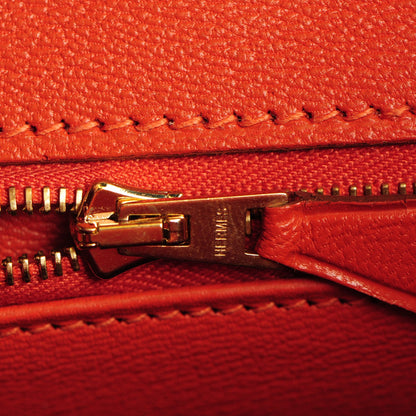 Hermes Matte Niloticus Crocodile Birkin 35 Orange 29 of 29