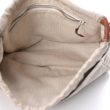 Hermes Canvas Barenia Fourbi 25 MM Pouch Naturel Fauve 8 of 9