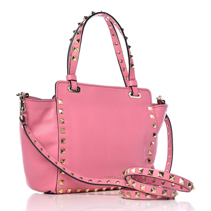 Valentino Garavani Vitello Mini Rockstud Tote Ninphea 3 of 12