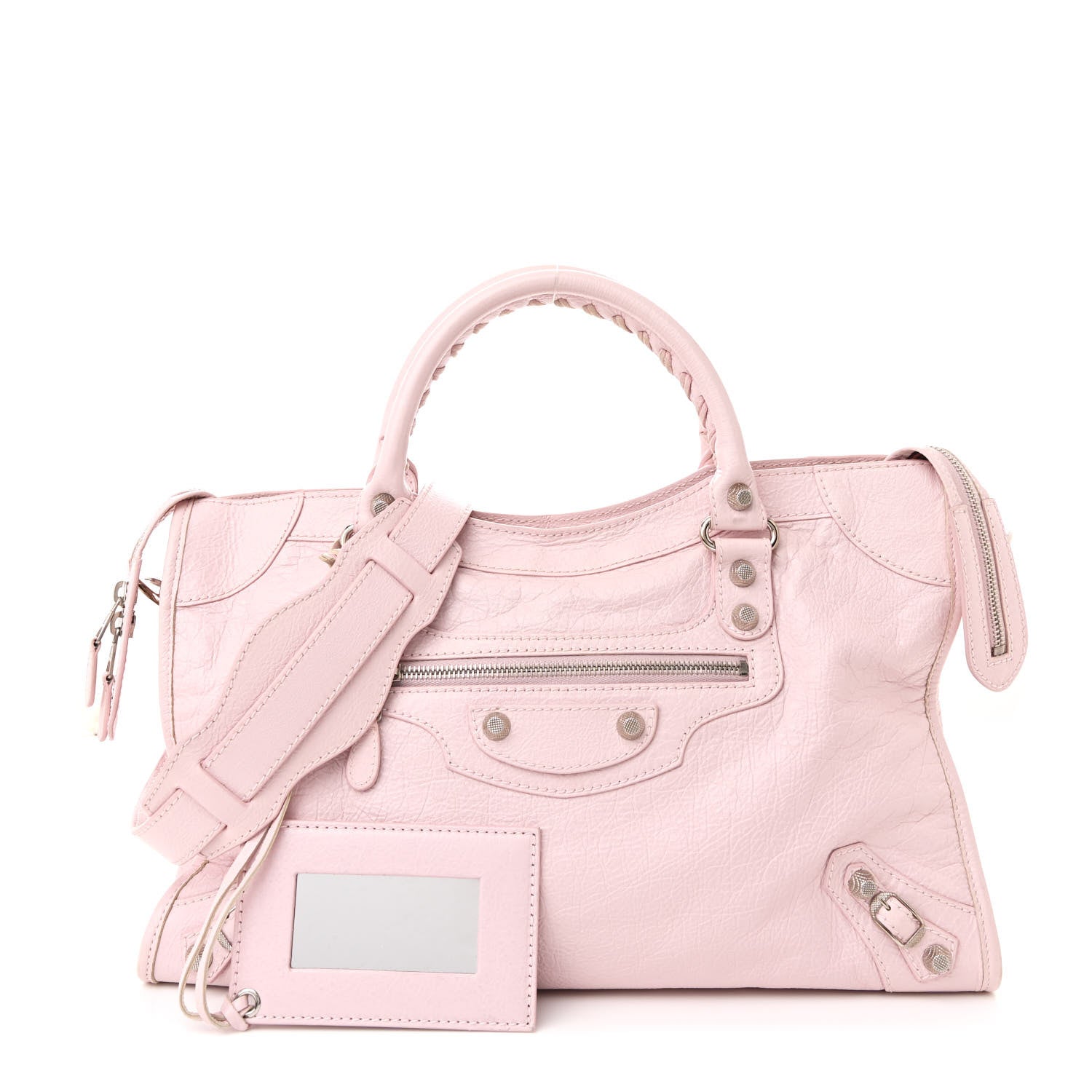 Balenciaga Agneau Giant 12 Silver Hardware City Rose Poudre Rose Petunia 3 of 11