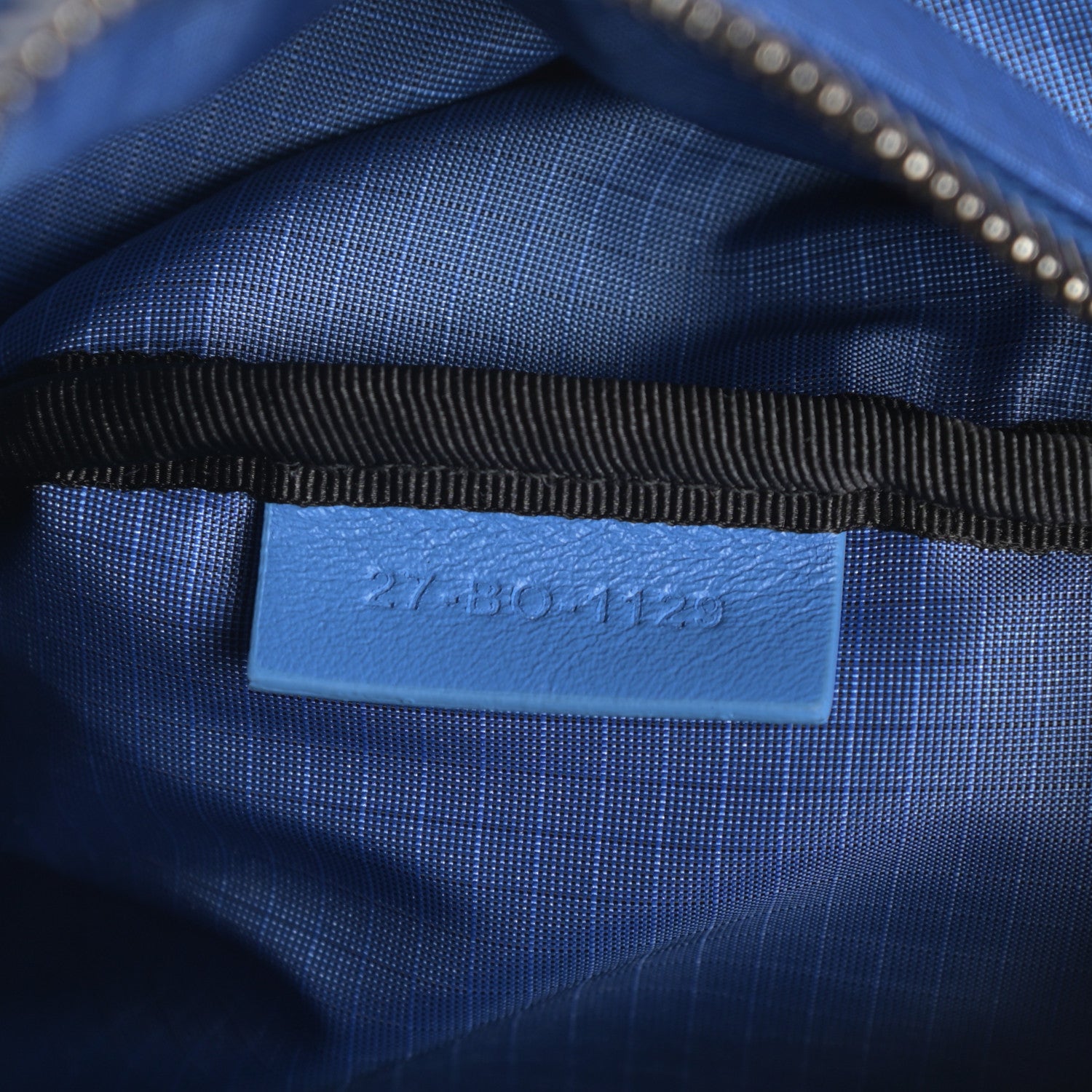 Christian Dior Nylon Saddle Belt Bag Blue 7 of 10
