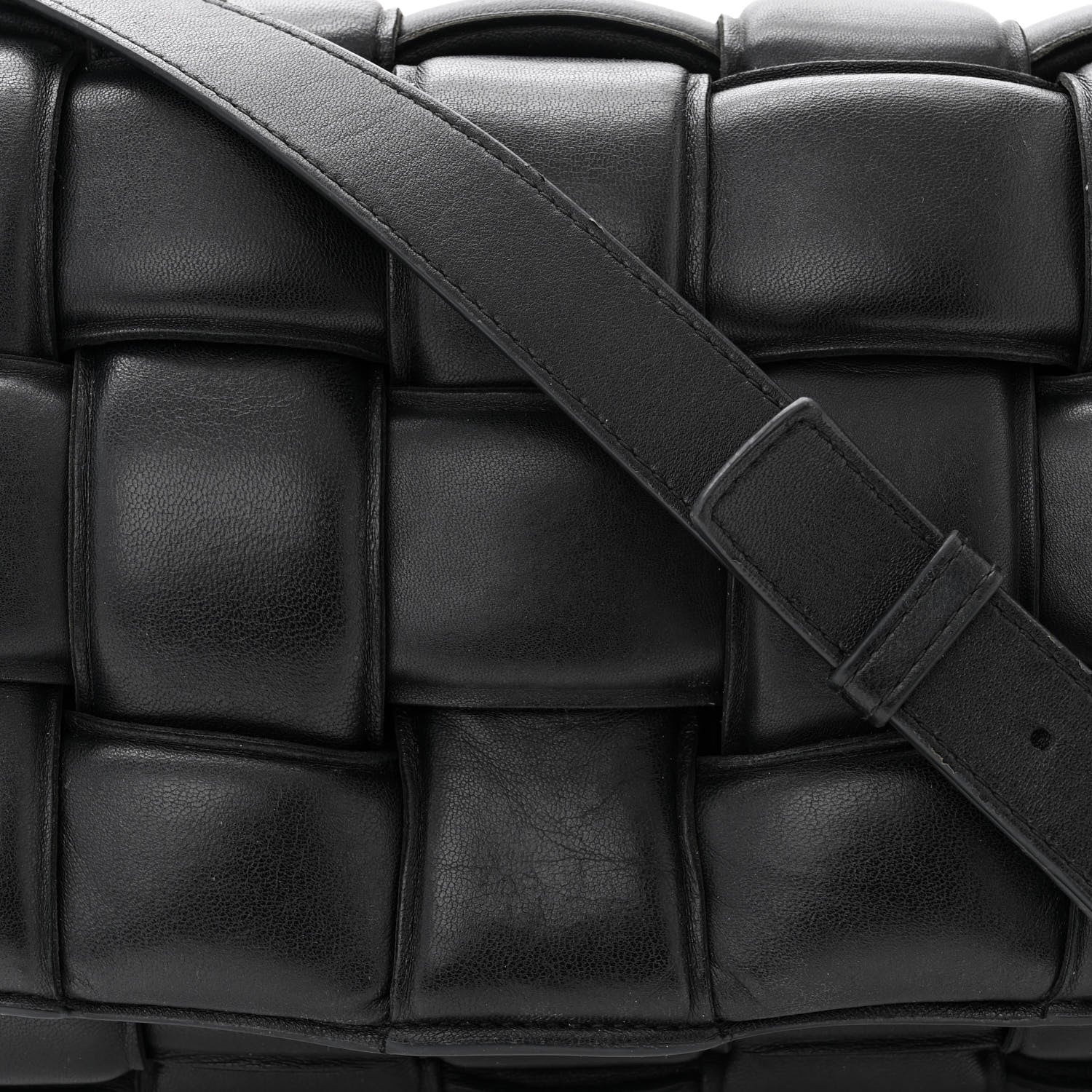 Bottega Veneta BOTTEGA VENETA Nappa Maxi Intreccio Padded Cassette Crossbody Bag Black 8 of 14